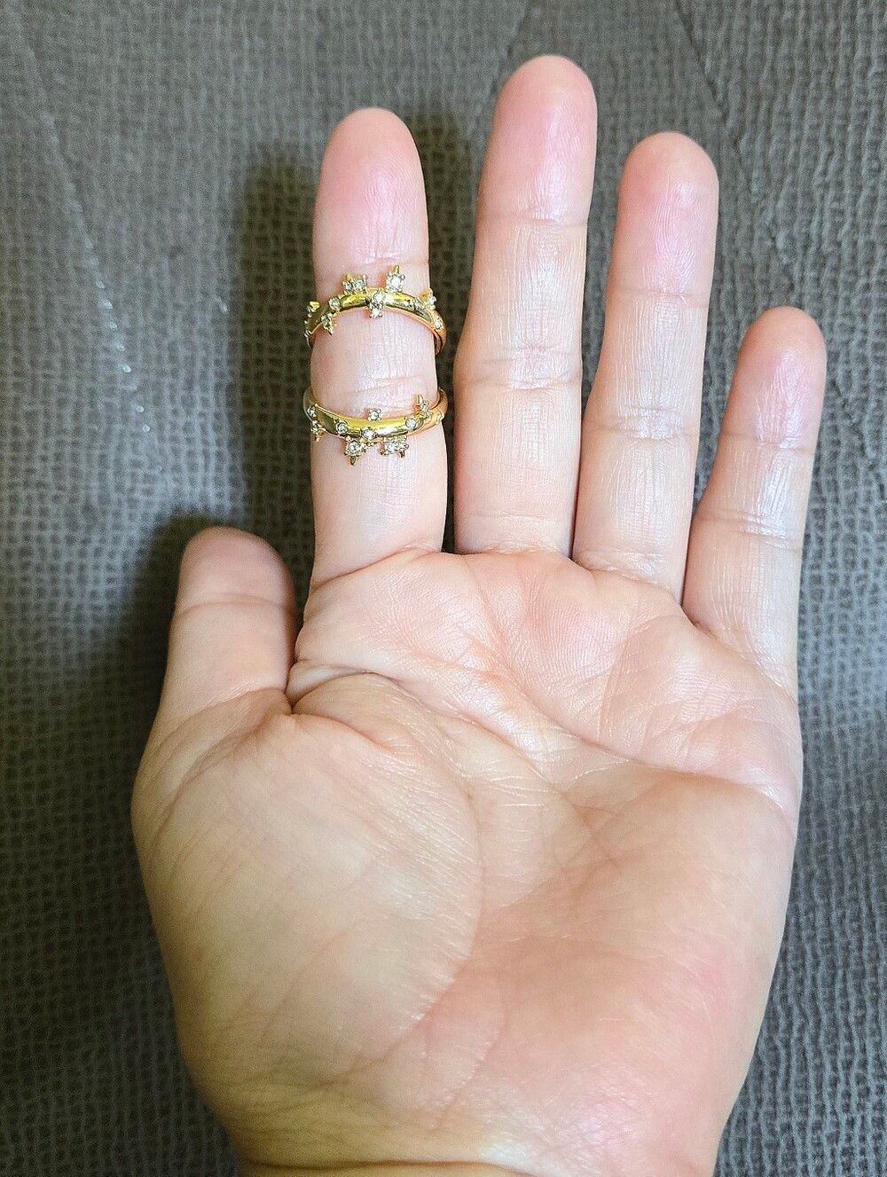 Alexis Bittar Double✌️ Banded Gold💛 Satellite🛰 Ring💍 - Picture 14 of 16